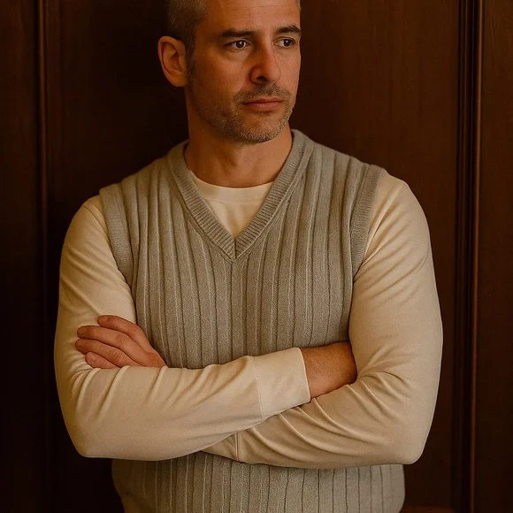 NWT Men’s Comfort Knits Sweater Vest - Picture 3 of 11